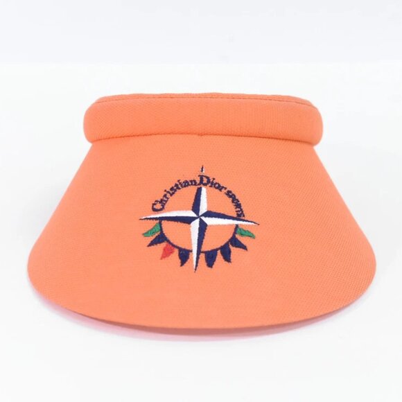 Christian Dior SPORTS Cotton Sun Visor Orange